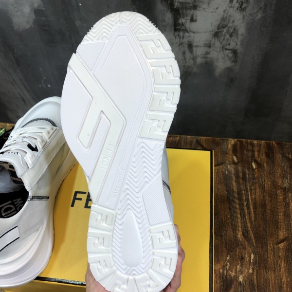 FENDI Nylon Low Top White