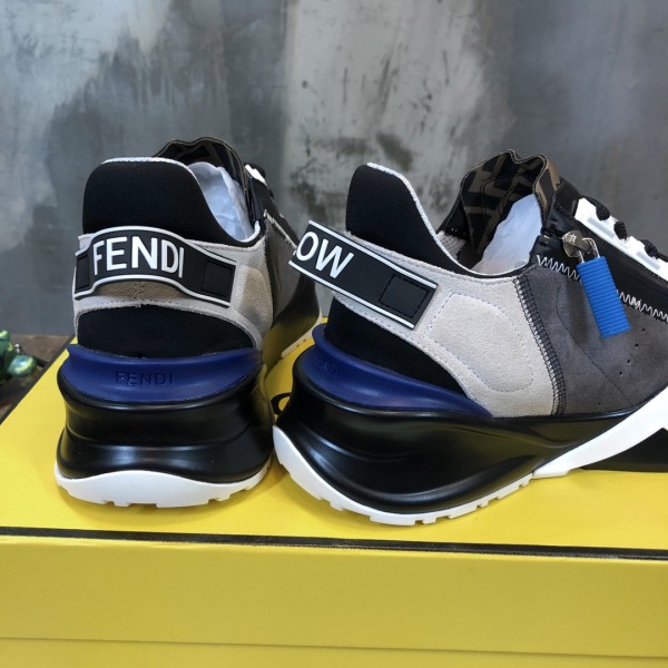 FENDI Flow Slip-On 'Grey Black Blue'
