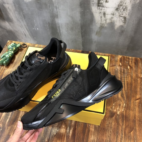 FENDI Nylon Low Top Black