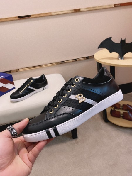 BALLY Low top Sports Skateboard Shoes Men's Black