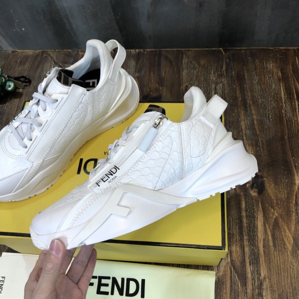 FENDI Flow Low top Casual Shoes White