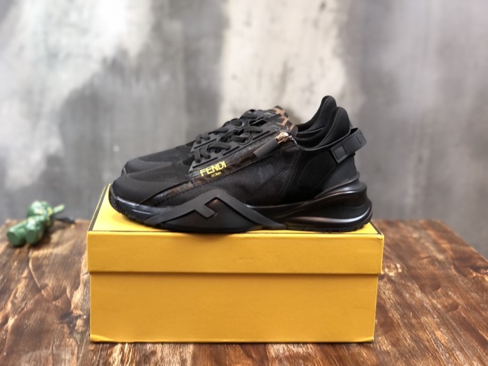 FENDI Nylon Low Top Black