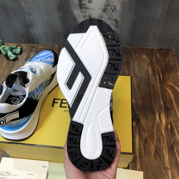 FENDI Flow FF Motif Slip-On 'Blue'