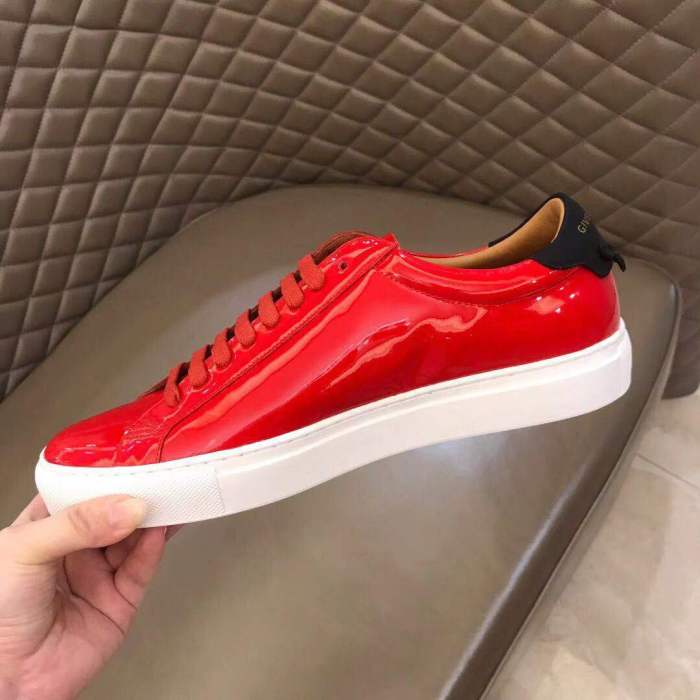 Givenchy Urban Street Leather Low top Skateboard Shoes Men's Red