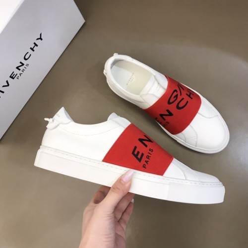Givenchy Strap Leather 'White Red'