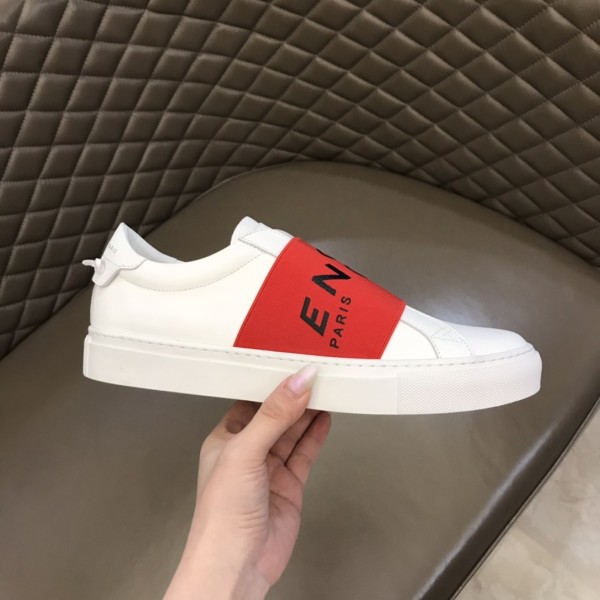 Givenchy Strap Leather 'White Red'