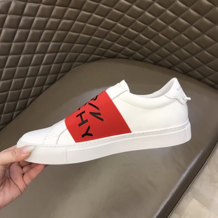 Givenchy Strap Leather 'White Red'