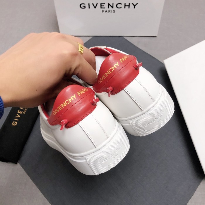 GIVENCHY Leather Casual Low top Stylish Skateboarding Shoes White