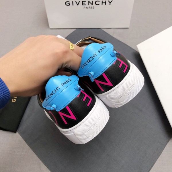 Givenchy Skateboard Shoes Men Low-Top Black/Blue