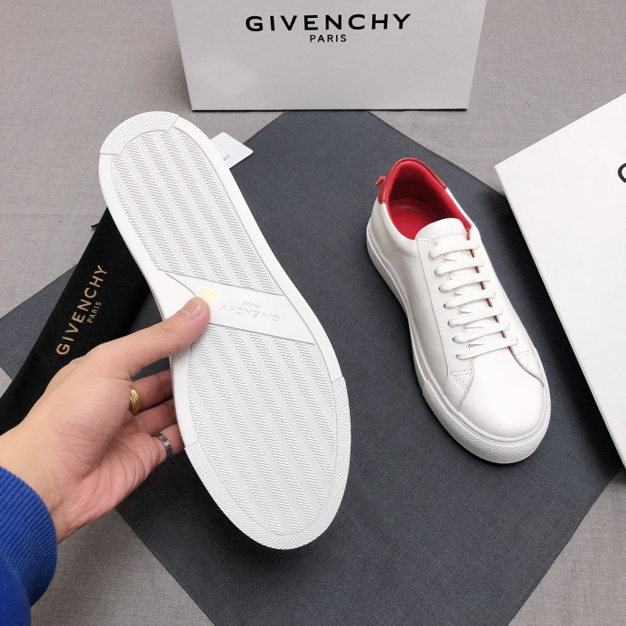 GIVENCHY Leather Casual Low top Stylish Skateboarding Shoes White