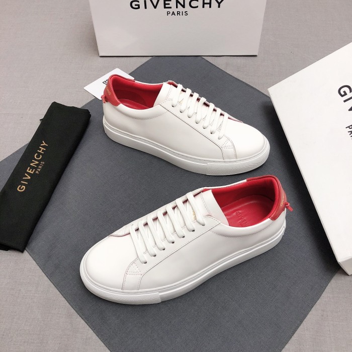 GIVENCHY Leather Casual Low top Stylish Skateboarding Shoes White