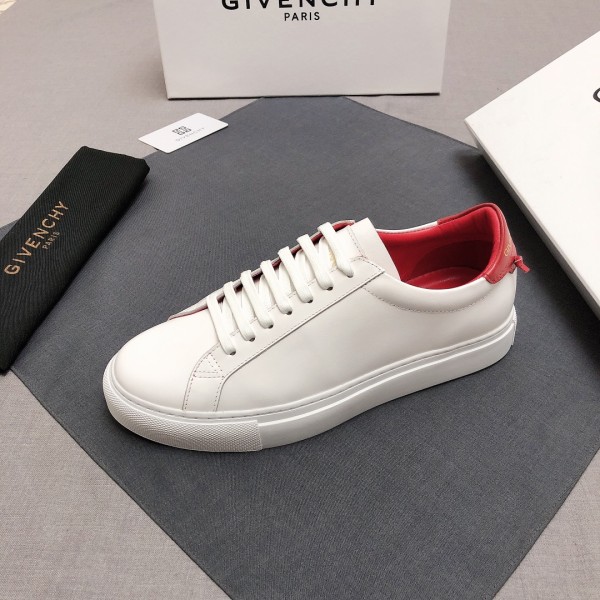 GIVENCHY Leather Casual Low top Stylish Skateboarding Shoes White