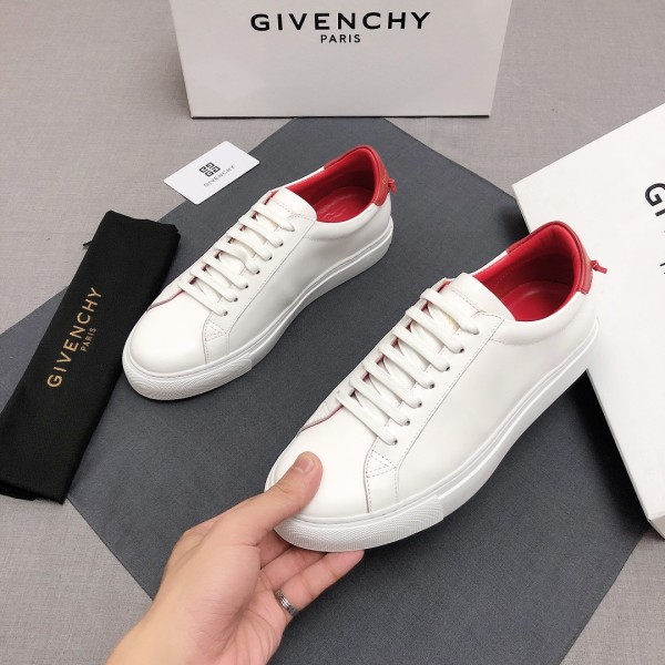 GIVENCHY Leather Casual Low top Stylish Skateboarding Shoes White
