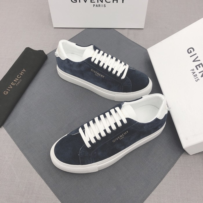Givenchy Low top Skateboard Shoes Men's Blue