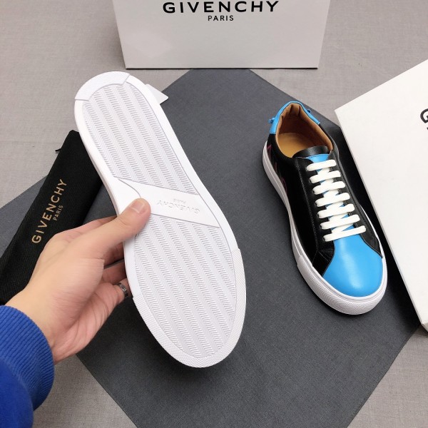 Givenchy Skateboard Shoes Men Low-Top Black/Blue