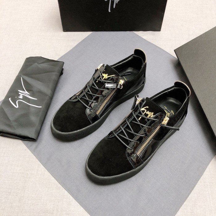 Giuseppe Zanotti Frankie Zip Detailed Lace Up Trainers