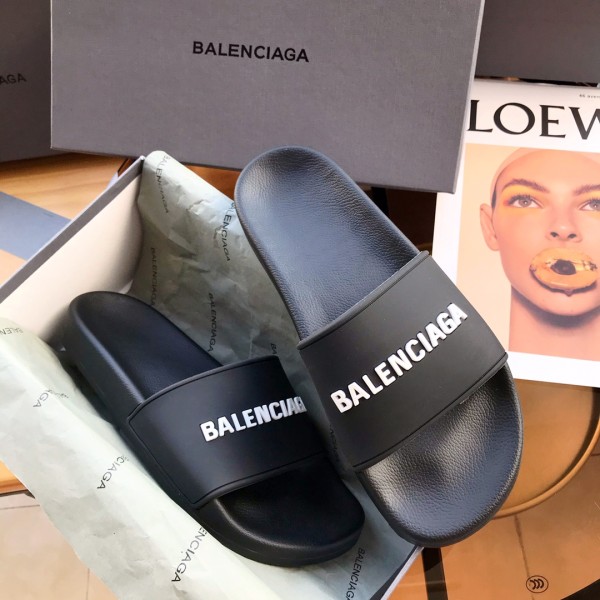 Balenciaga Pool Slides 'Black'