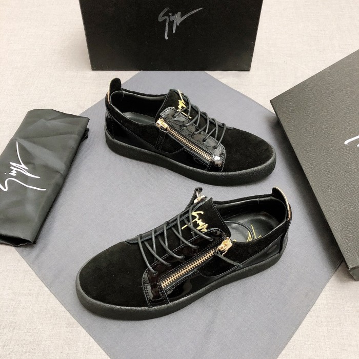 Giuseppe Zanotti Frankie Zip Detailed Lace Up Trainers