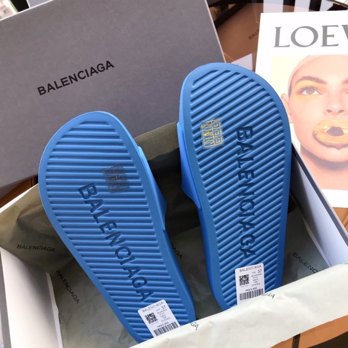 Balenciaga Pool Slides 'Blue'