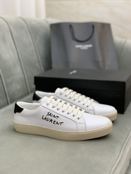 Saint Laurent Court Classic SL/06 Low White Black