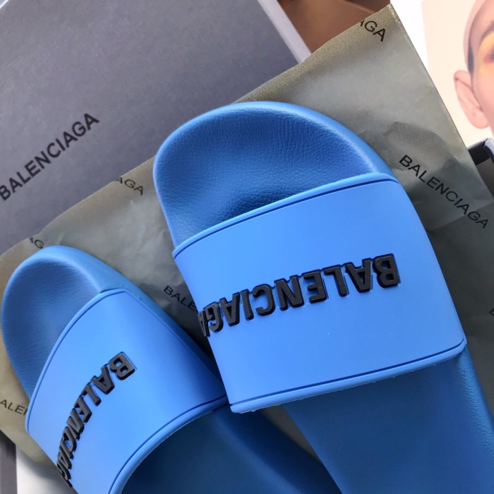 Balenciaga Pool Slides 'Blue'