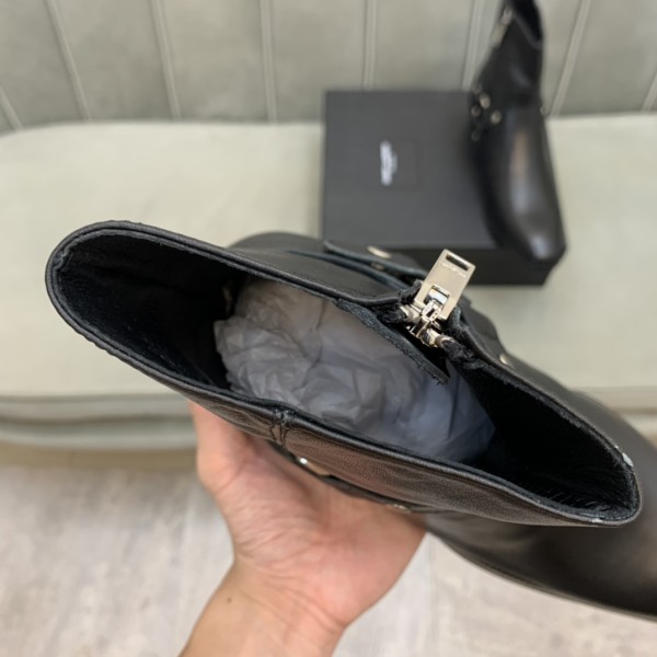 SAINT LAURENT Wyatt Harness Boots