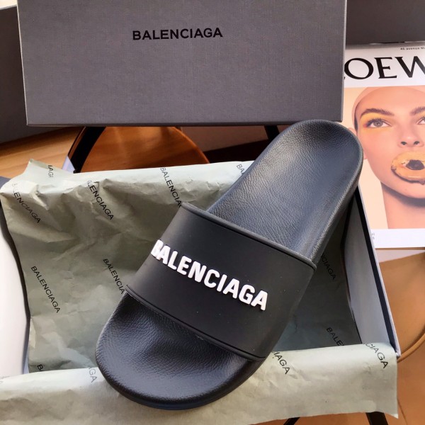 Balenciaga Pool Slides 'Black'