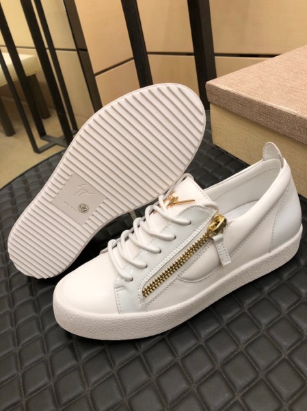 Giuseppe Zanotti Frankie Zip Detailed Lace Up Sneakers