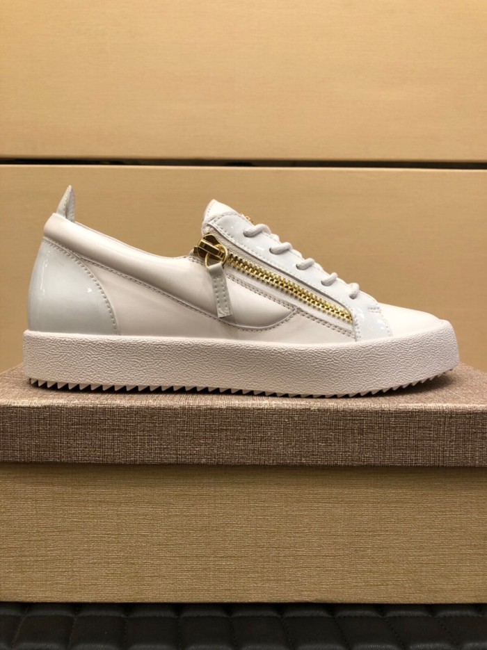 Giuseppe Zanotti Frankie Zip Detailed Lace Up Sneakers