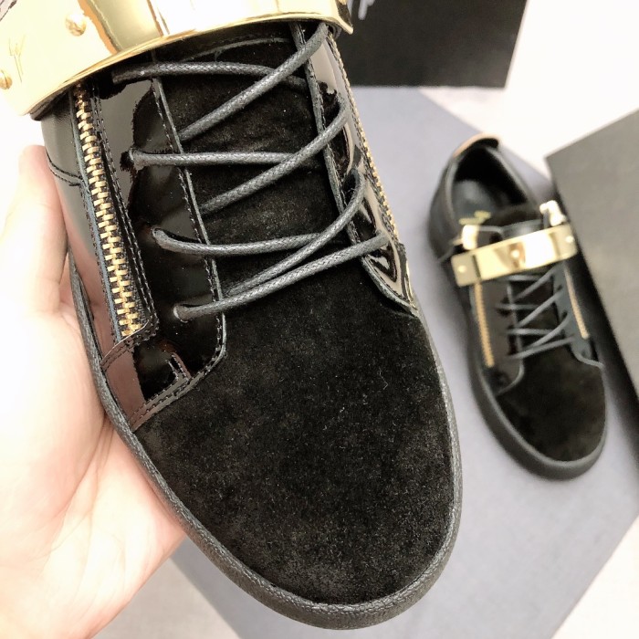 Giuseppe Zanotti/GZ Coby Low top Stylish Skateboarding Shoes Men's Black