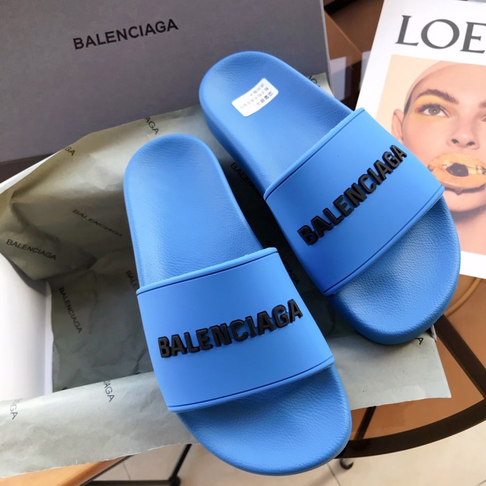 Balenciaga Pool Slides 'Blue'
