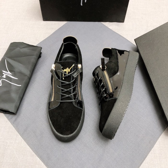 Giuseppe Zanotti Frankie Zip Detailed Lace Up Trainers