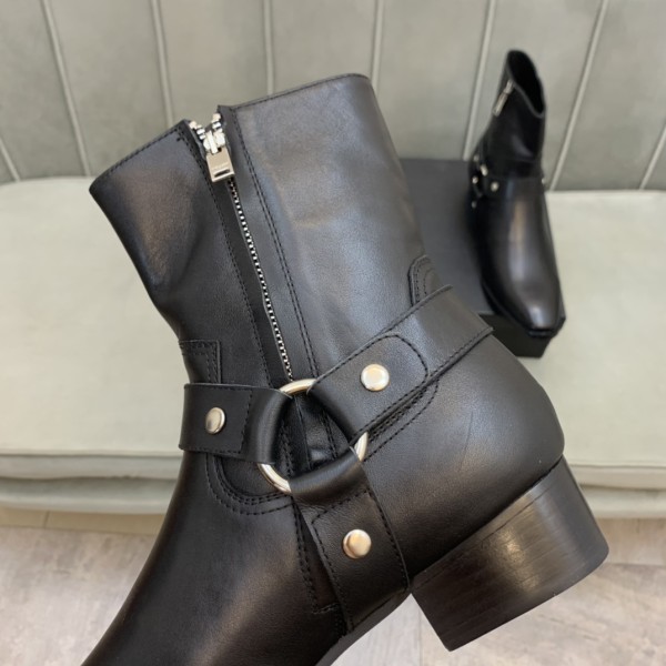 SAINT LAURENT Wyatt Harness Boots