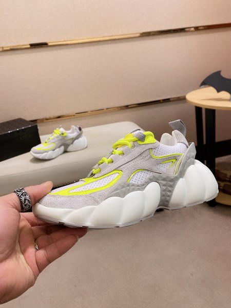 MCM Luft Collection Low Top Casual Shoes Men's Gray