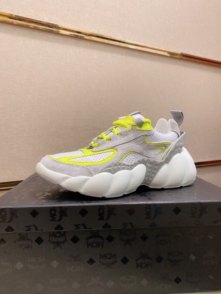 MCM Luft Collection Low Top Casual Shoes Men's Gray