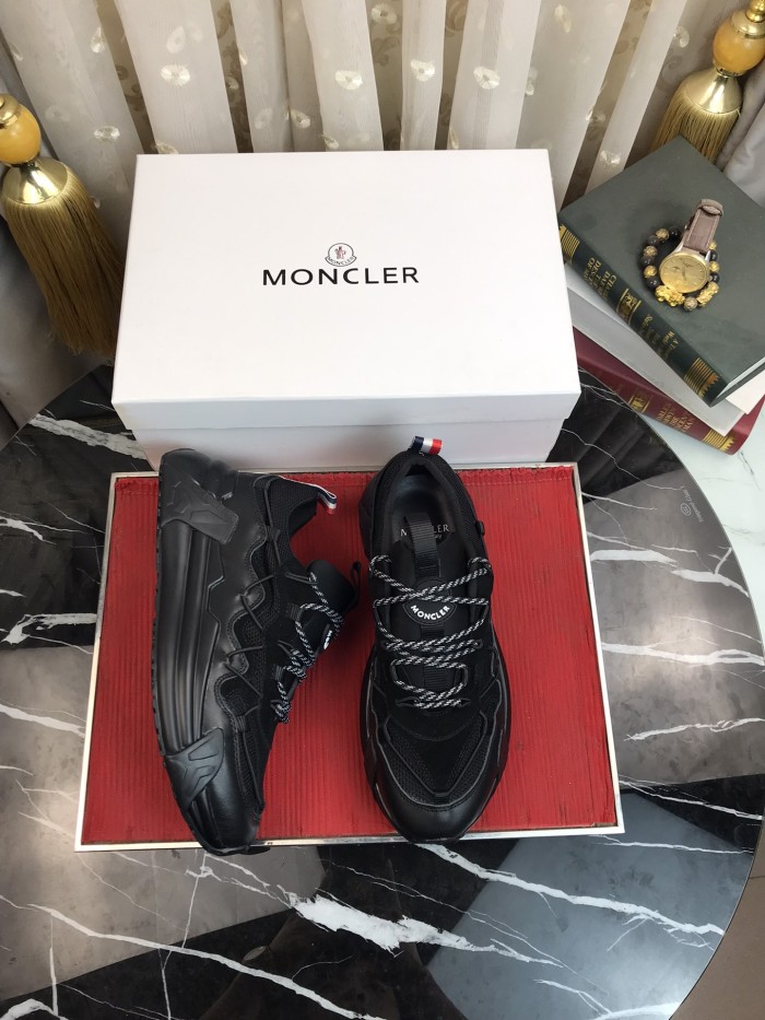 Moncler Low-Top Casual Shoes Men's Black