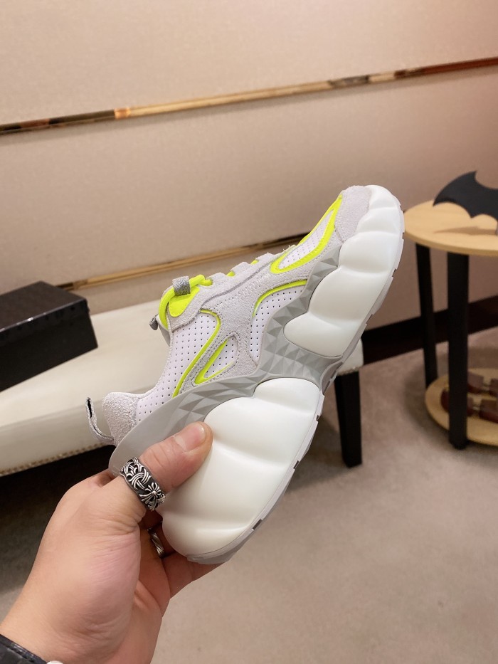 MCM Luft Collection Low Top Casual Shoes Men's Gray