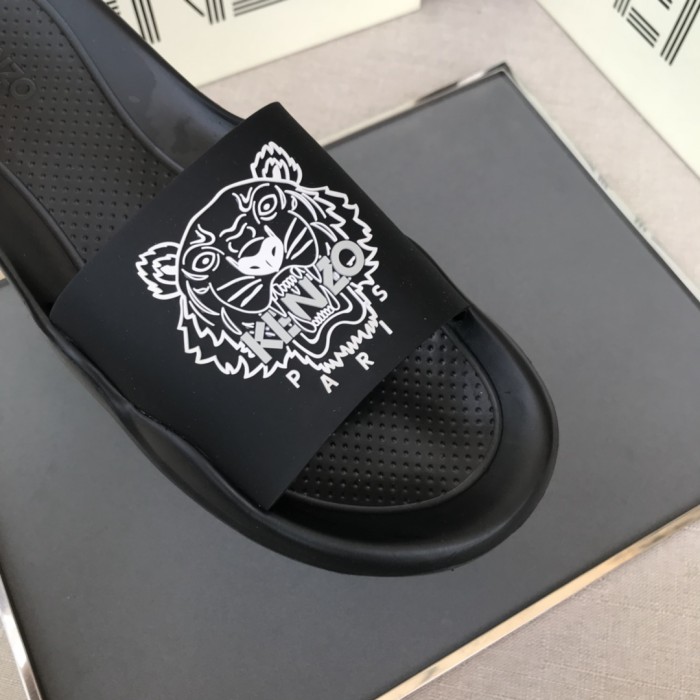 KENZO Tiger Casual Slippers Black