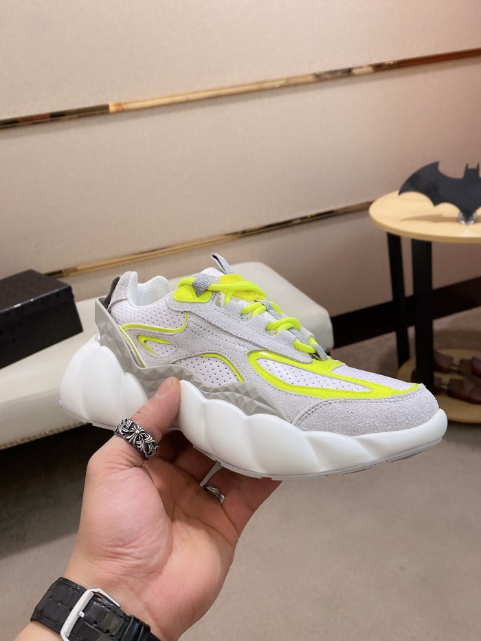 MCM Luft Collection Low Top Casual Shoes Men's Gray