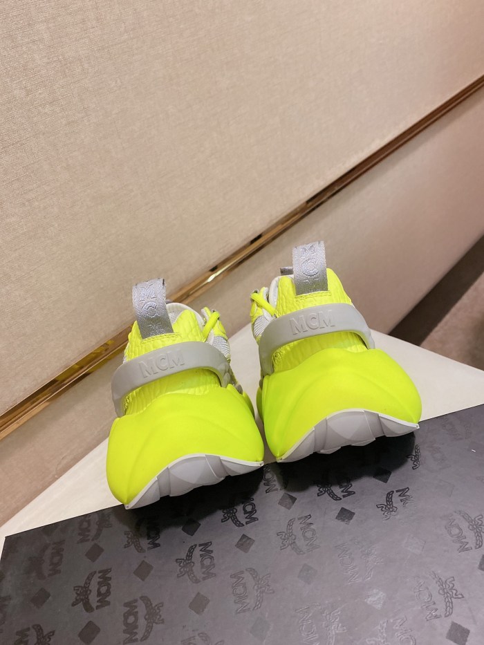 MCM Luft Low top Casual Shoes Women's Yellow