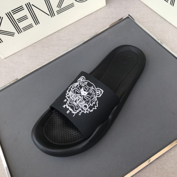 KENZO Tiger Casual Slippers Black