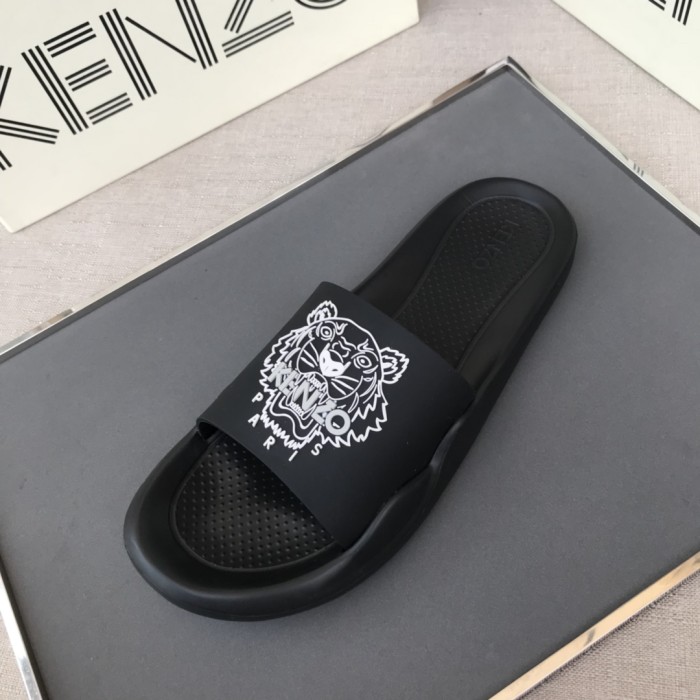KENZO Tiger Casual Slippers Black