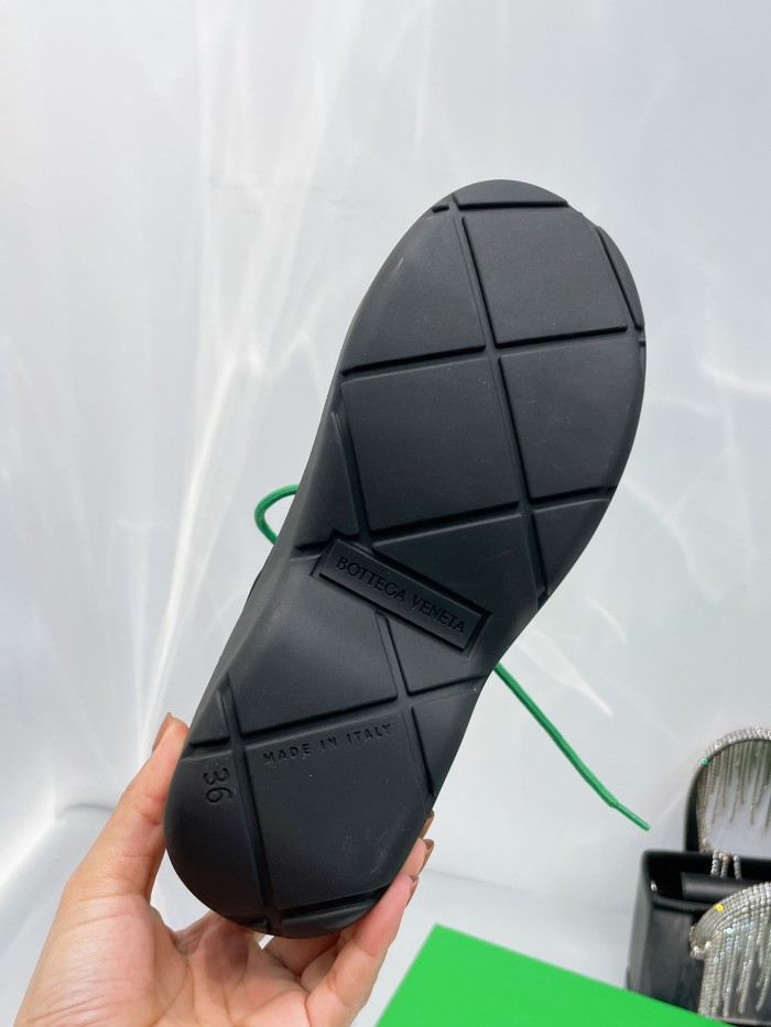 Bottega Veneta Puddle Bomber Black Green