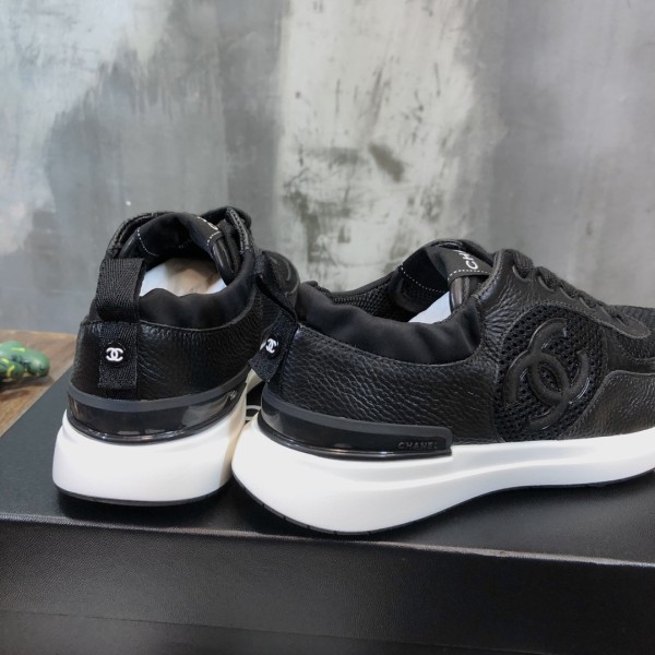 CHANEL Sneaker Fashion Sports Low-top Lifestyle Casual Shoes Women's Black