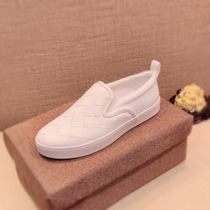 Bottega Veneta Stylish Skateboarding Shoes White
