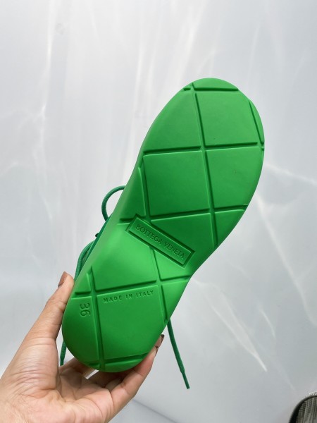 Bottega Veneta Puddle Bomber Short Mid Calf Outdoor Boots Green