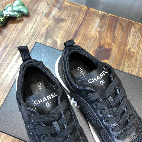 CHANEL Sneaker Fashion Sports Low-top Lifestyle Casual Shoes Women's Black