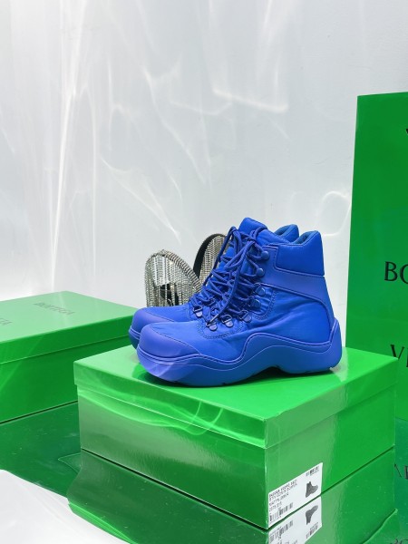 Bottega Veneta Puddle Bomber Ankle Boot Cobalt Women's