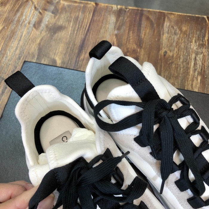 Chanel Low Top Trainer Velvet Ivory