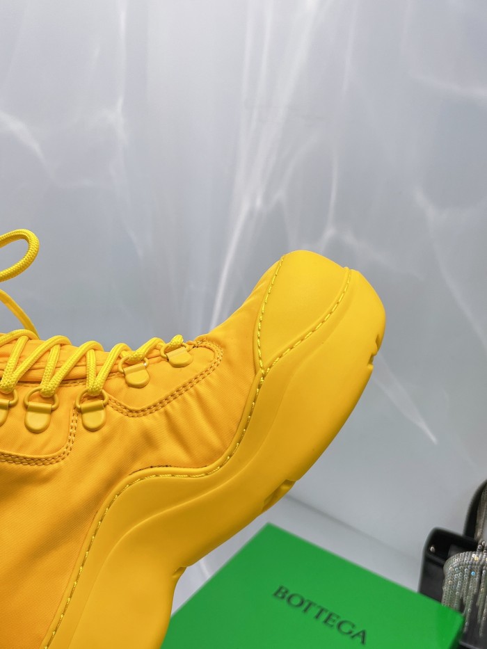 Bottega Veneta Puddle Bomber Short Ankle Boots Yellow